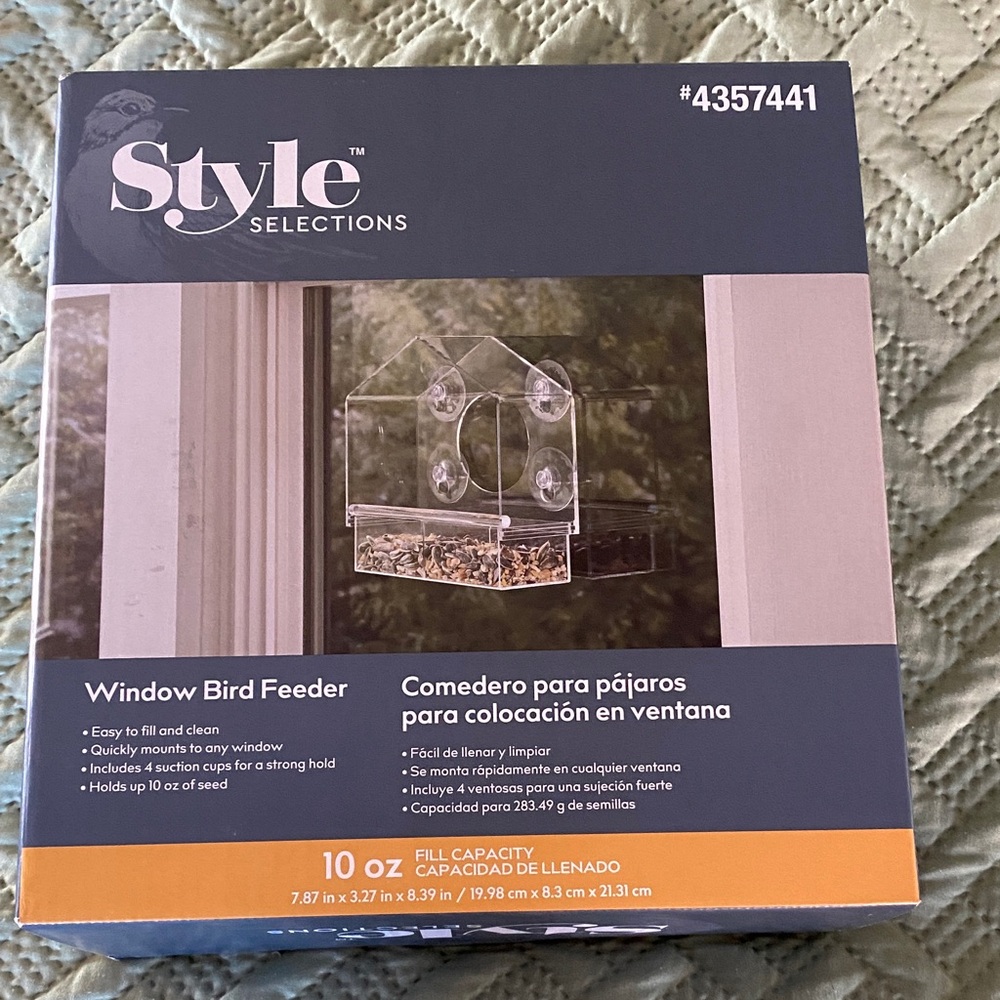 Style Selections Window Bird Feeder